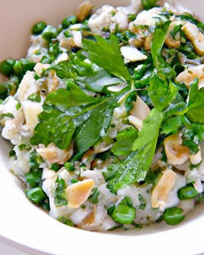 Fresh and Simple: One-Pot Vegan Risotto with Peas & Mint