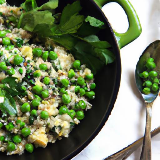 Fresh and Simple: One-Pot Vegan Risotto with Peas & Mint