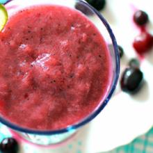 Refreshing Cherry Limeade Vegan Slushie Recipe to Savor