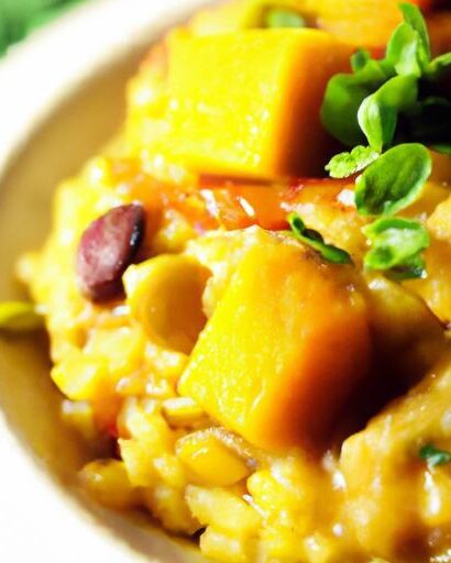 Silky One-Pot Vegan Butternut Squash Risotto Delight