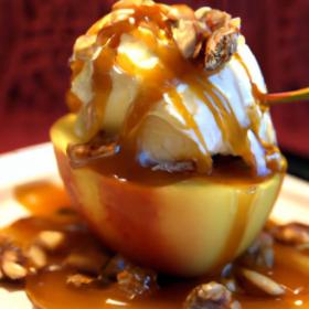 Indulge Guilt-Free: The Ultimate Vegan Caramel Apple Sundae