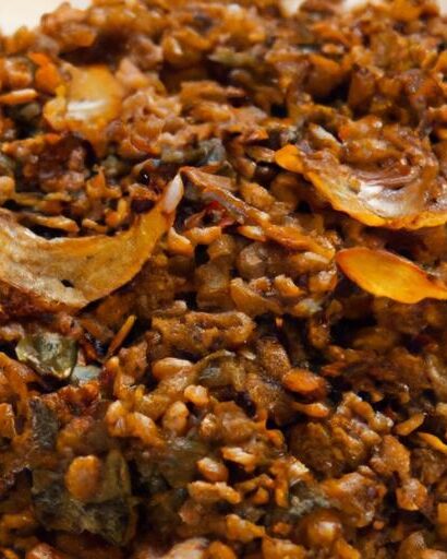 Mujadara Magic: Classic Lentils, Rice & Caramelized Onions