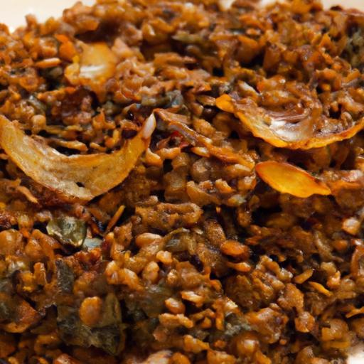 Mujadara Magic: Classic Lentils, Rice & Caramelized Onions