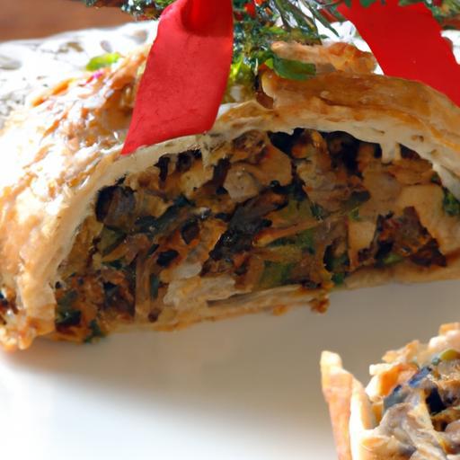 Festive Mushroom Wellington: A Christmas Centerpiece Delight