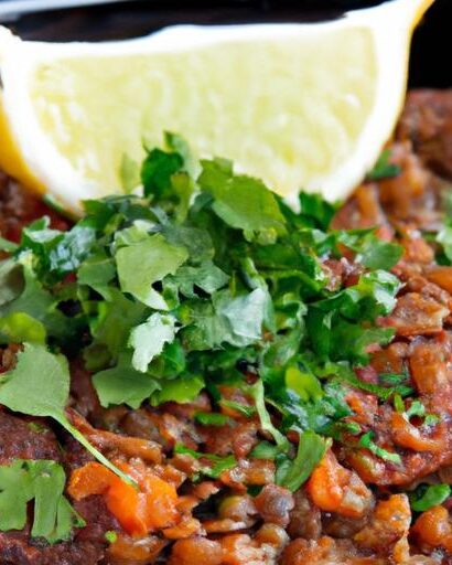 Lentils Unleashed: Your Savvy Swap for Ground Meat