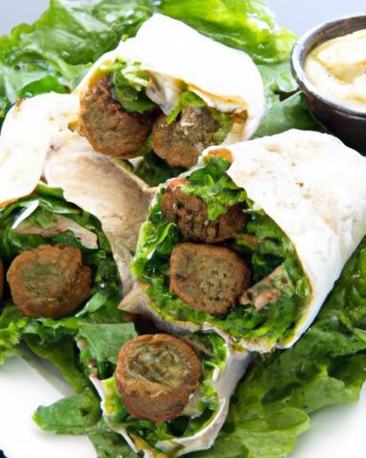 Flavor Fiesta: Crafting Perfect Falafel Wraps with Tahini Sauce