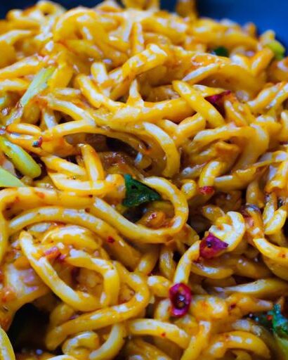 Fiery Vegan Dan Dan Noodles with Spicy Ground Goodness