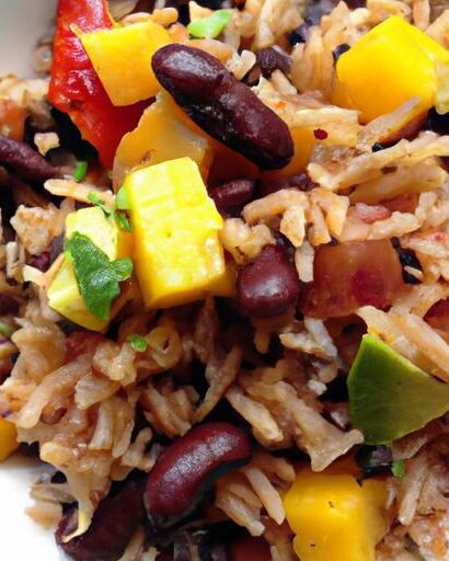Wholesome Vegan Burrito Bowls: Rice and Beans Delight