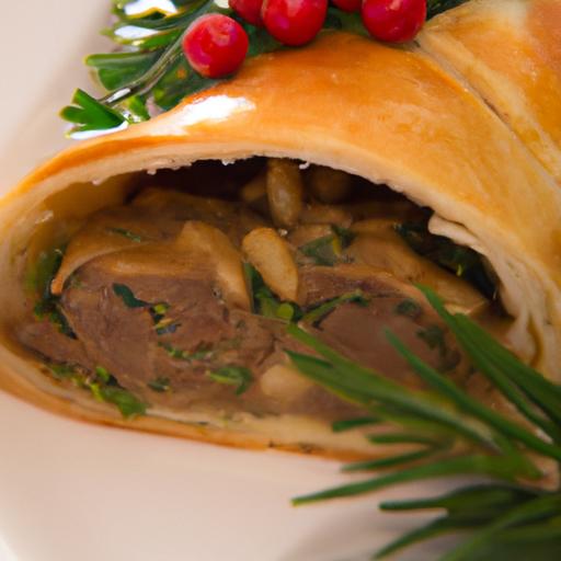 Festive Mushroom Wellington: A Christmas Centerpiece Delight