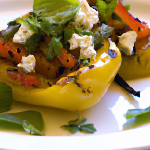 Flavor-Packed Stuffed Mini Peppers with Herbed Tofu Ricotta