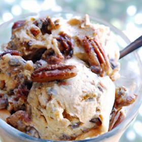 Creamy Classic Vegan Butter Pecan Ice Cream Delight