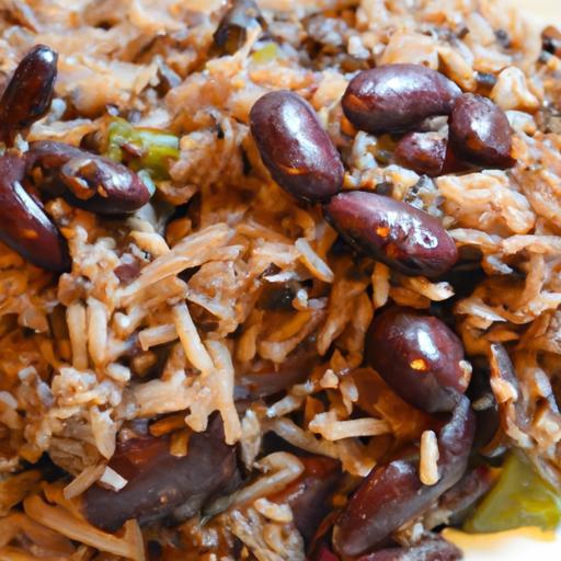Savor Vegan Jamaican Rice & Peas with Kidney Beans Flair