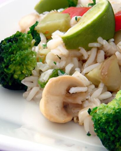 Wholesome Harmony: The Magic of Steamed Rice and Veggies