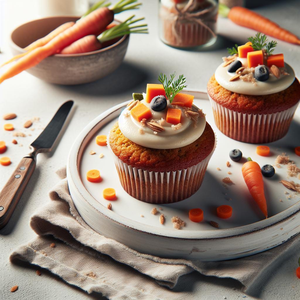 Delicious Vegan Carrot Cake Cupcakes: A Sweet Plant-Based Treat