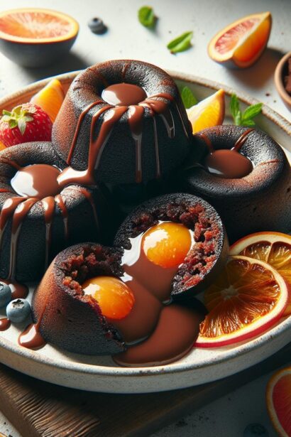 Decadent Easy Vegan Lava Cakes with Gooey Molten Centers