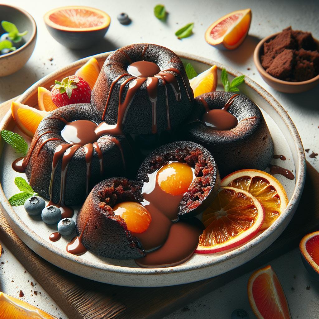 Decadent Easy Vegan Lava Cakes with Gooey Molten Centers
