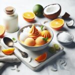 Creamy Orange Sherbet with Coconut Milk: A Tropical Twist