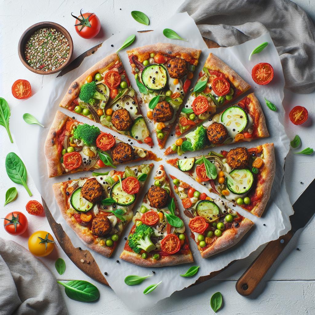 Power-Packed Vegan Pizza Bites with Protein-Packed Crust
