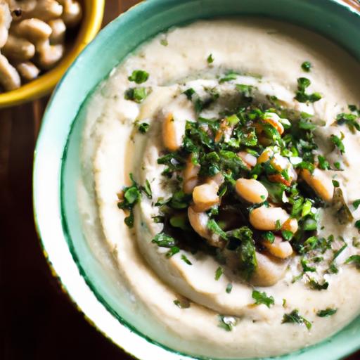 Whipped Bean Dip with Herbs: Creamy, Fresh, and Flavorful