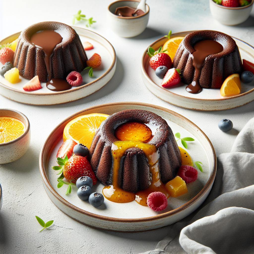 Decadent Easy Vegan Lava Cakes with Gooey Molten Centers