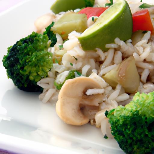 Wholesome Harmony: The Magic of Steamed Rice and Veggies