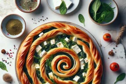 Savory Turkish Börek: Irresistible Spinach & Feta Swirls