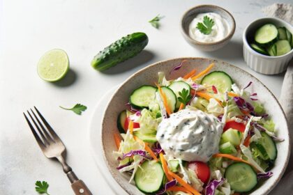 Crisp & Creamy: Healthy Coleslaw with a Greek Yogurt Twist