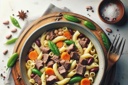 Hearty Pasta e Fagioli with Beef: A Timeless Comfort Bowl