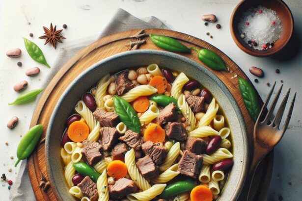 Hearty Pasta e Fagioli with Beef: A Timeless Comfort Bowl