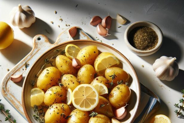 Zesty Greek-Style Lemon Potatoes with Garlic & Oregano Delight