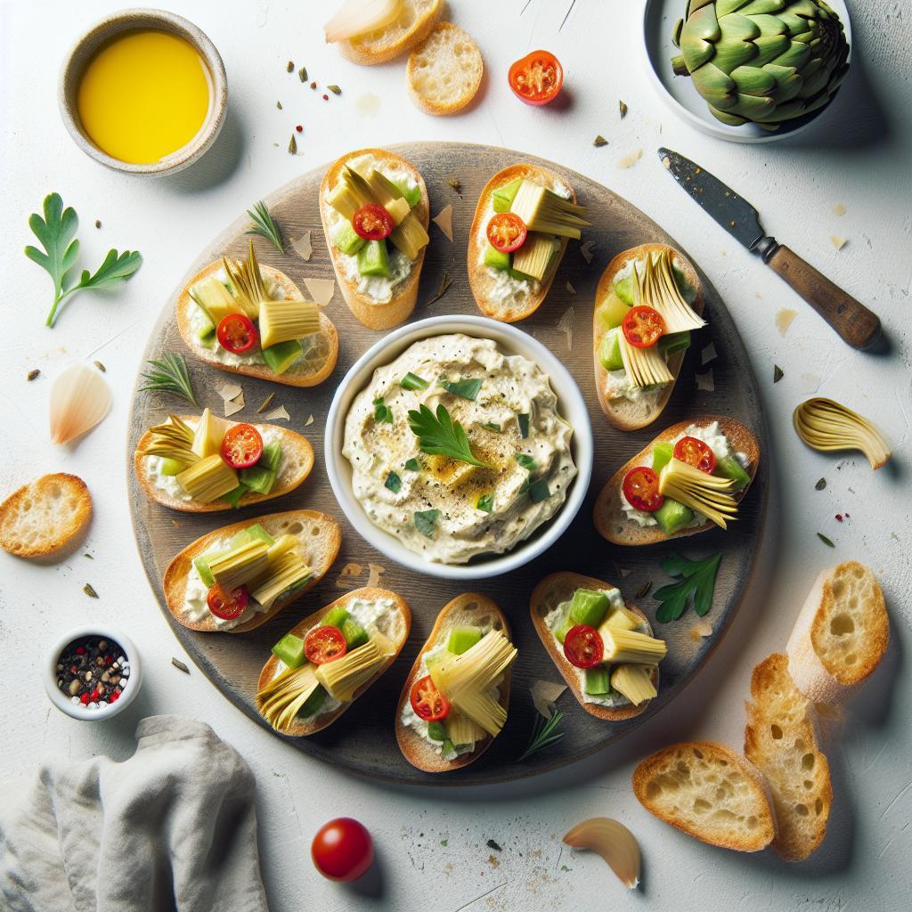 Creamy Artichoke Dip Delight: Ultimate Crostini Match