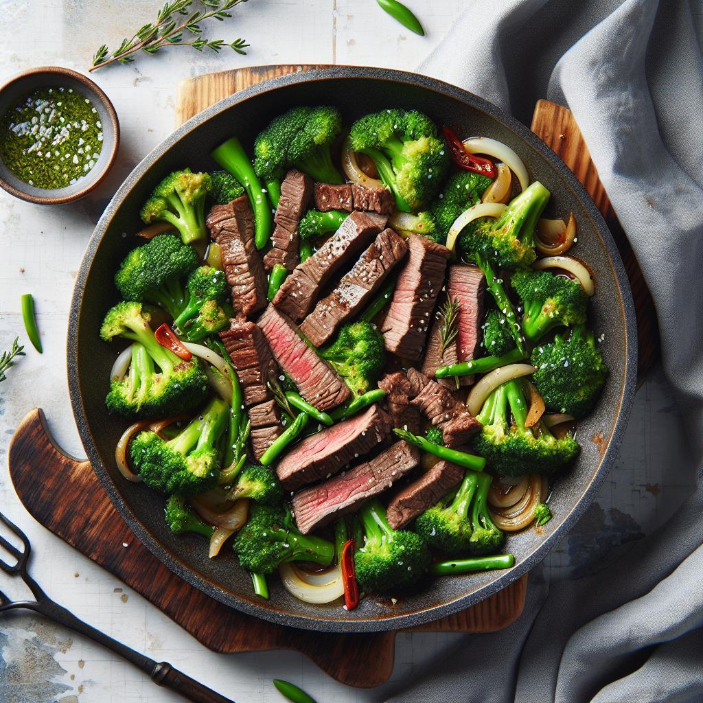 Sizzling Beef and Broccoli Skillet: Quick, Healthy, Delicious