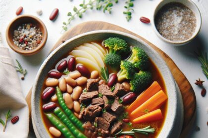 Hearty Beef and Bean Soup: A Warm Bowl of Comfort & Nutrition