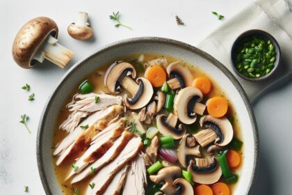 Savory Turkey and Mushroom Soup: A Comforting Delight