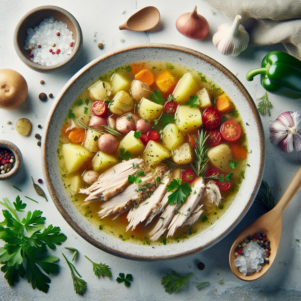 Cozy Comfort: Wholesome Turkey and Potato Soup Recipe