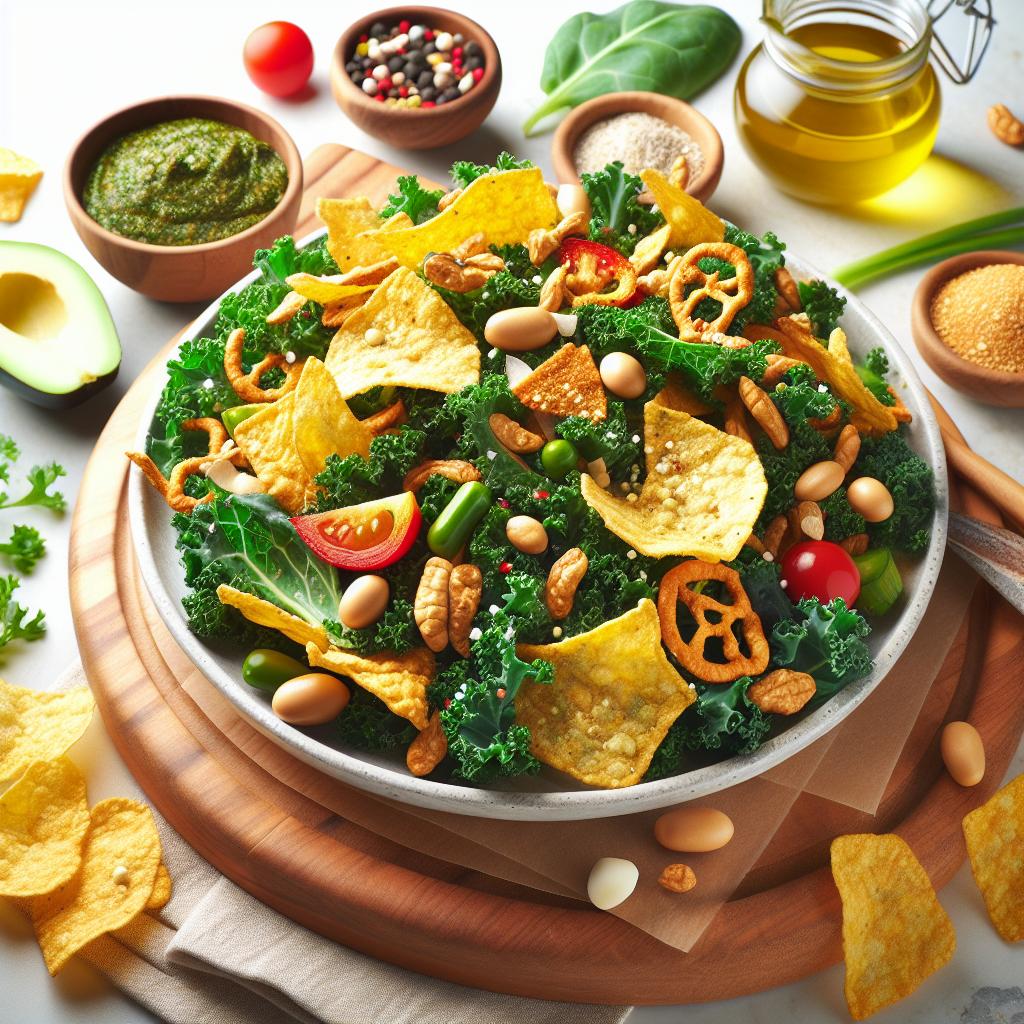 Crunchy Kale Chips with Nutritional Yeast: Superfood Snack Delight