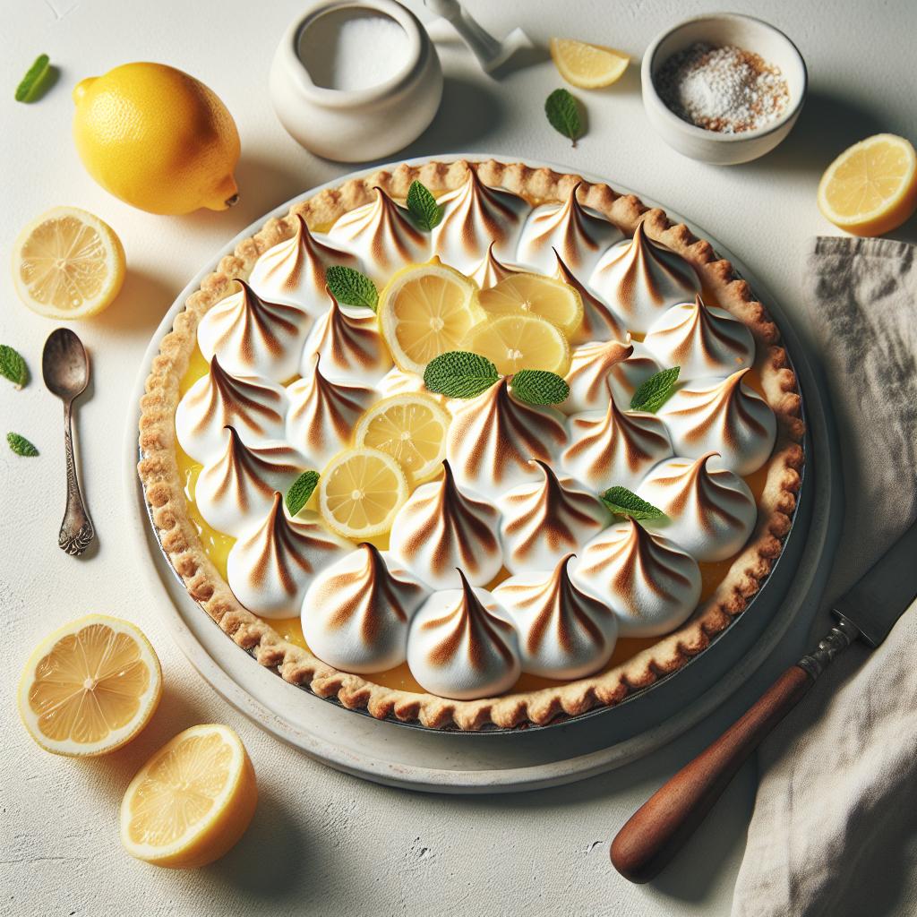 Zesty Lemon Meringue Pie: Crafting Tart & Sweet Harmony