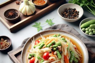 Thai Green Papaya Salad: Asia’s Zesty Culinary Treasure