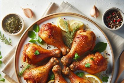 Crispy Baked Chicken Drumsticks: A Savory Family Delight