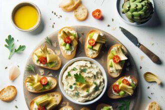 Creamy Artichoke Dip Delight: Ultimate Crostini Match