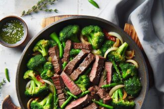 Sizzling Beef and Broccoli Skillet: Quick, Healthy, Delicious