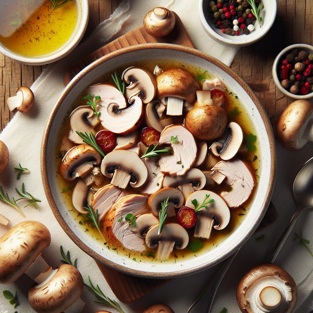 Savory Turkey and Mushroom Soup: Comfort in Every Spoon