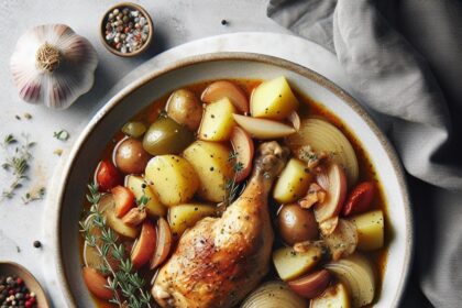 Hearty Chicken and Potato Stew: Cozy Comfort in a Bowl