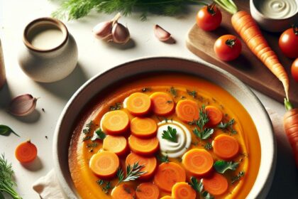 Velvety Carrot Soup: A Creamy Comfort in Every Spoon