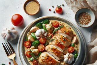 Irresistible Creamy Garlic Chicken: A Flavorful Delight