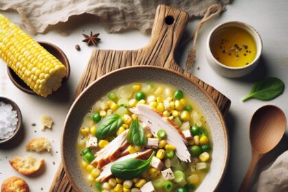 Savoring Comfort: The Heartwarming Tale of Turkey and Corn Soup