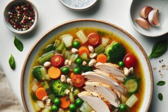 Wholesome Turkey and Vegetable Soup: A Comforting Delight