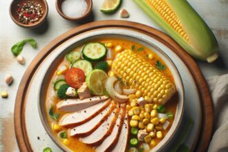 Savoring Tradition: The Warmth of Turkey and Corn Soup