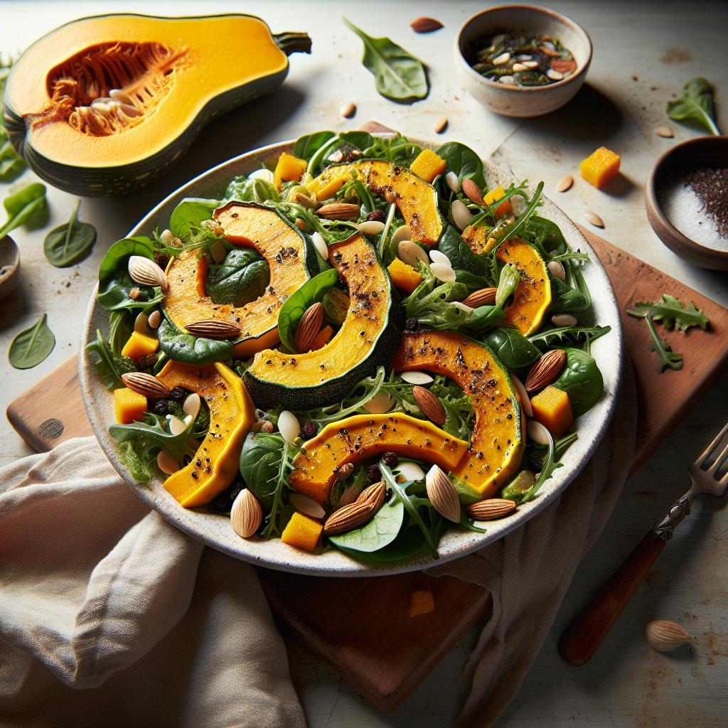 Harvest Harmony: Vibrant Flavors in Roasted Squash Salad