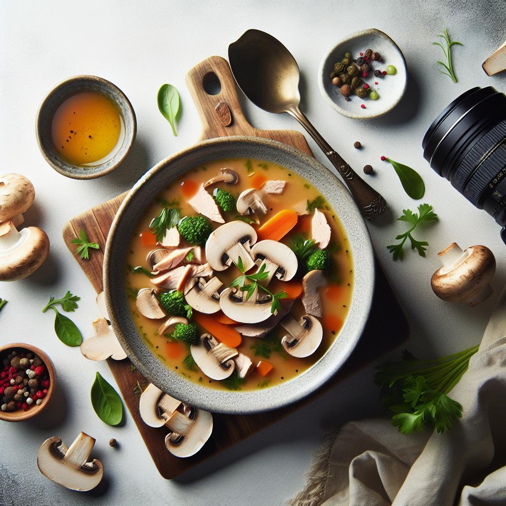 Savoring Comfort: The Rich Delight of Turkey Mushroom Soup